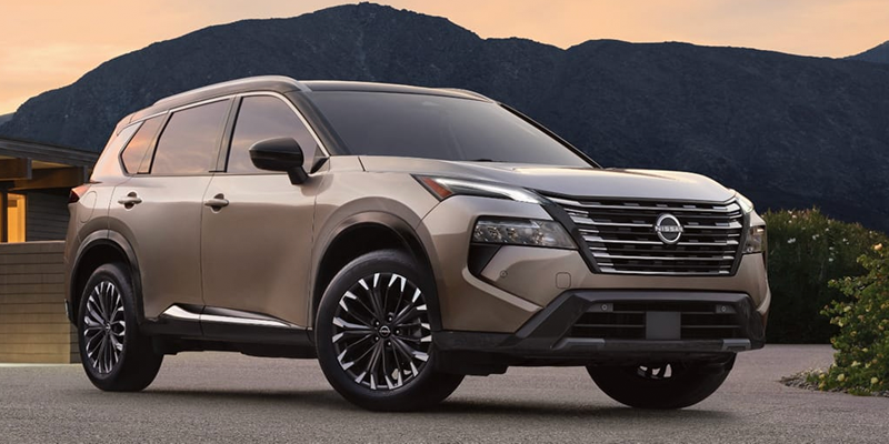 2026 Nissan Rogue parked in it's front side profile