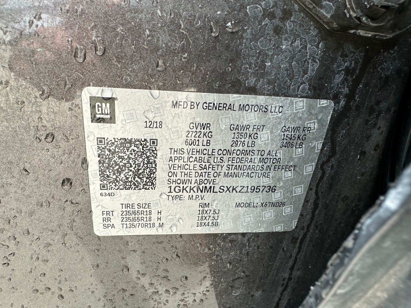 2019 GMC Acadia SLT-1