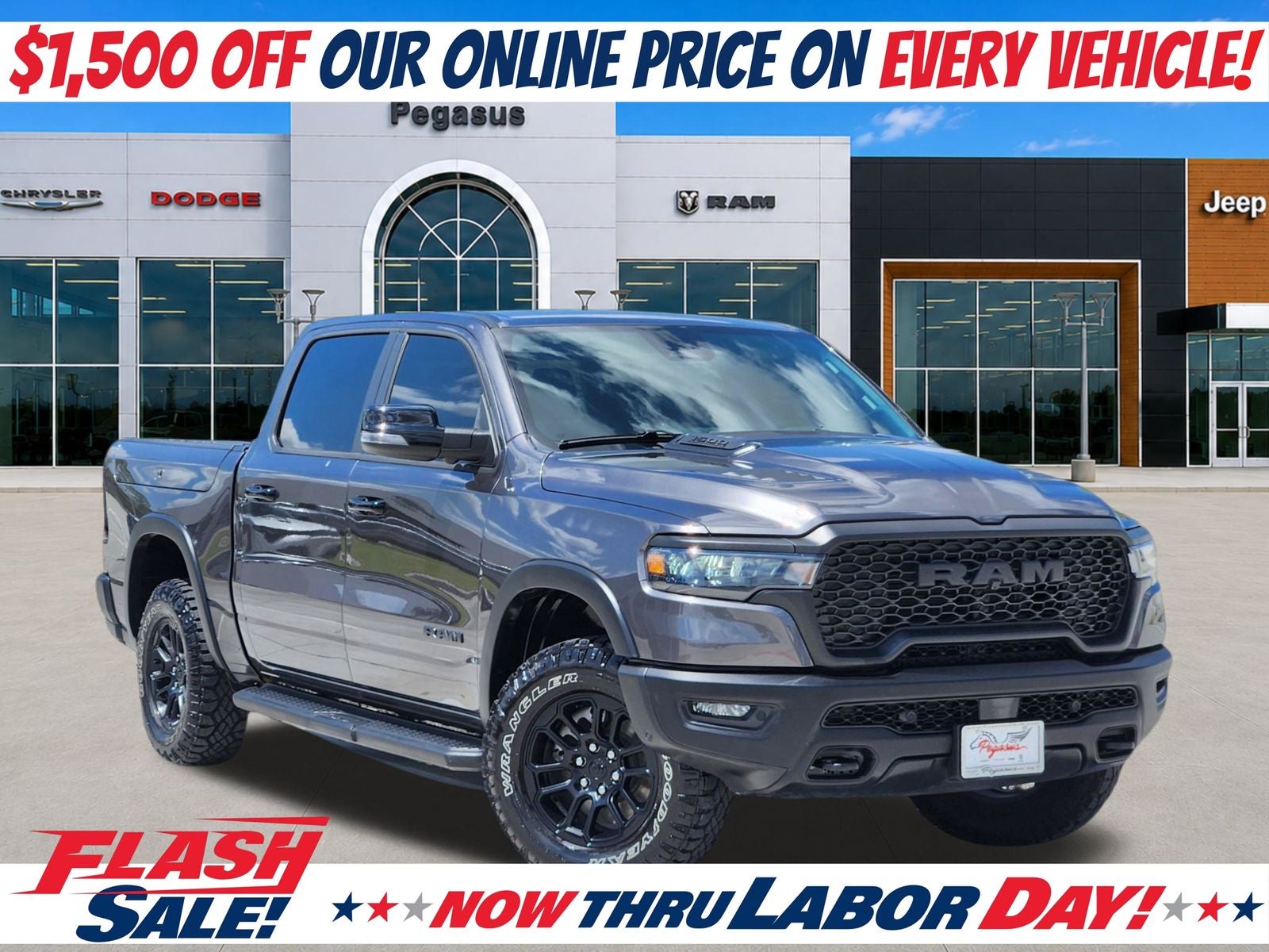 2026 RAM Ram 1500 Rebel Crew Cab 4x4 5'7' Box