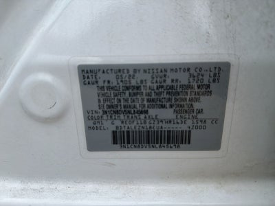 2022 Nissan Versa 1.6 S Xtronic CVT
