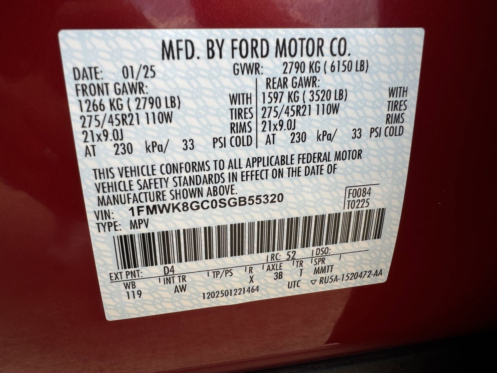 2025 Ford Explorer ST