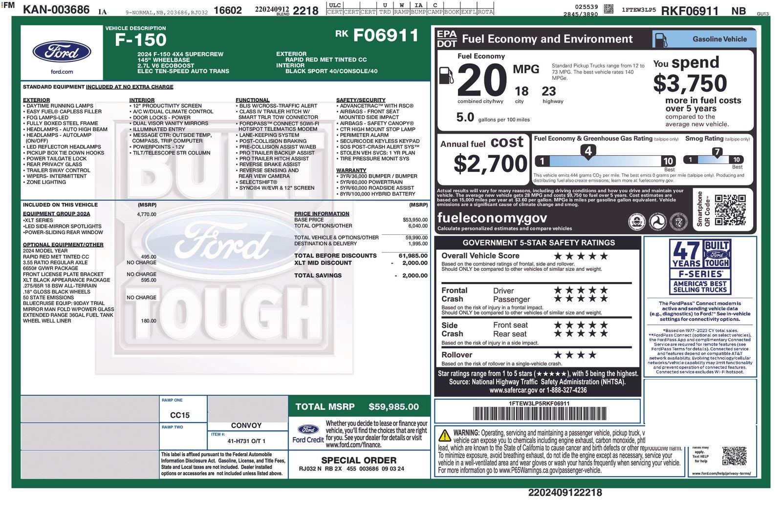 2024 Ford F-150 XLT