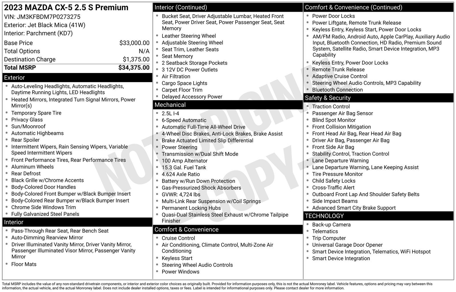 2023 Mazda Mazda CX-5 2.5 S Premium Package
