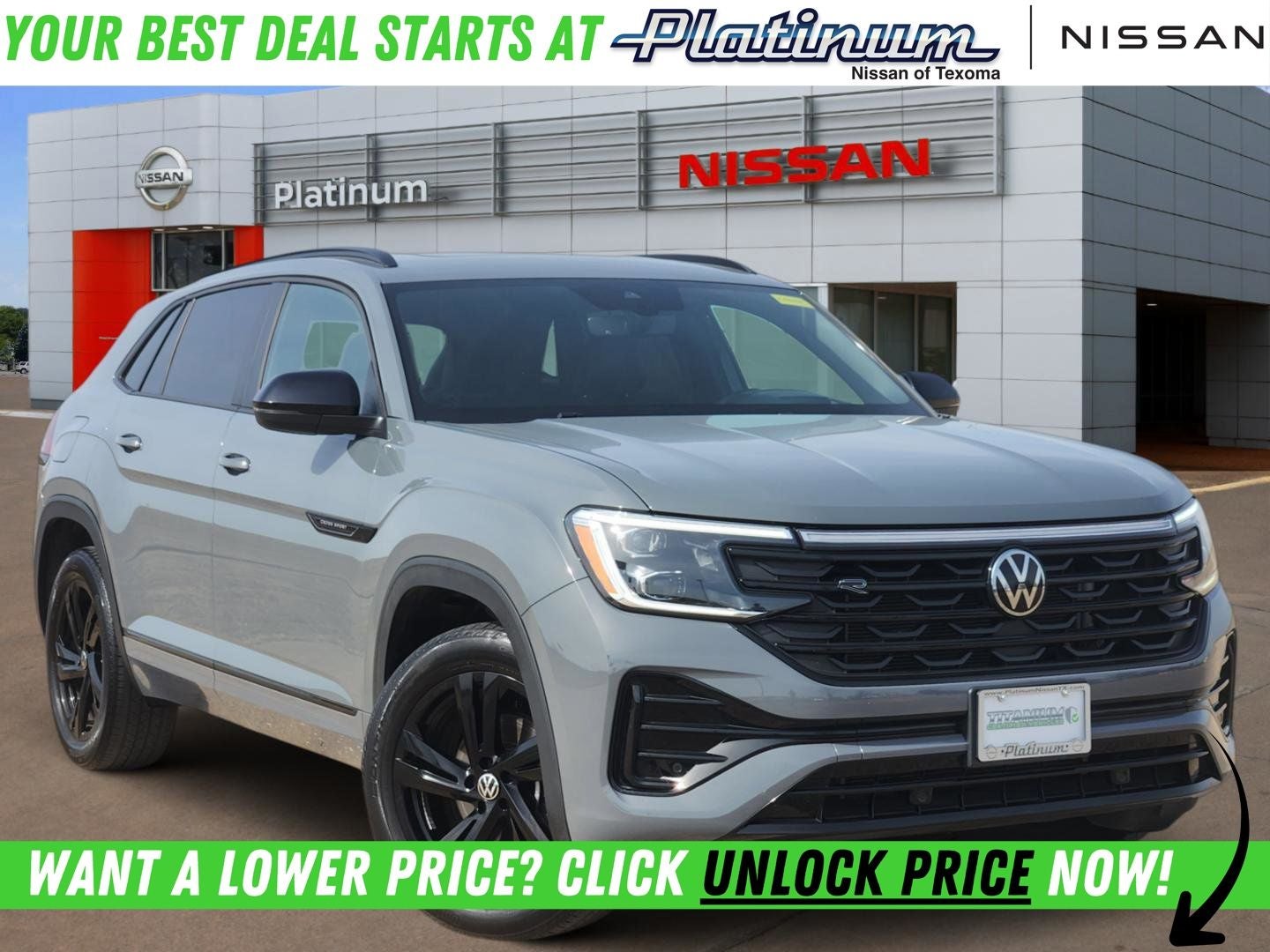 2025 Volkswagen Atlas Cross Sport 2.0T SEL R-Line Black