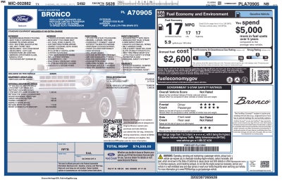 2023 Ford Bronco Heritage Limited Edition