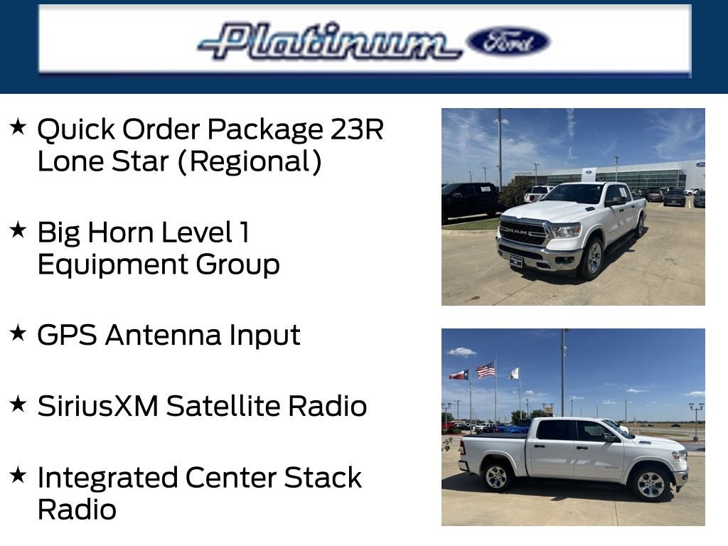 2023 RAM 1500 Big Horn/Lone Star