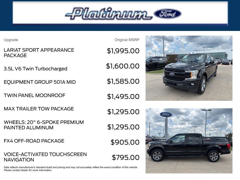 2019 Ford F-150 Lariat